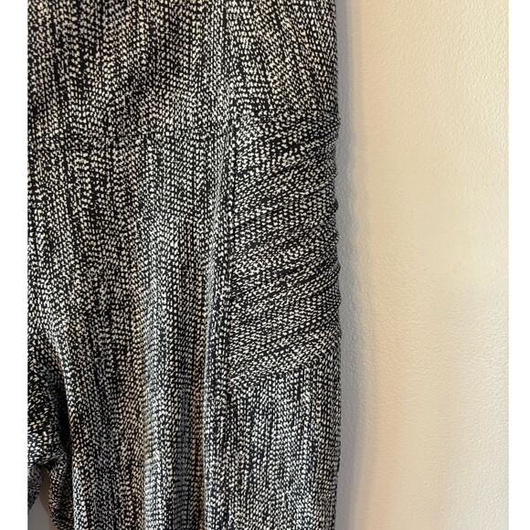 Athleta Delancey Textured Moto Tight Womens Black White Ankle Zip Size Small - Picture 3 of 9